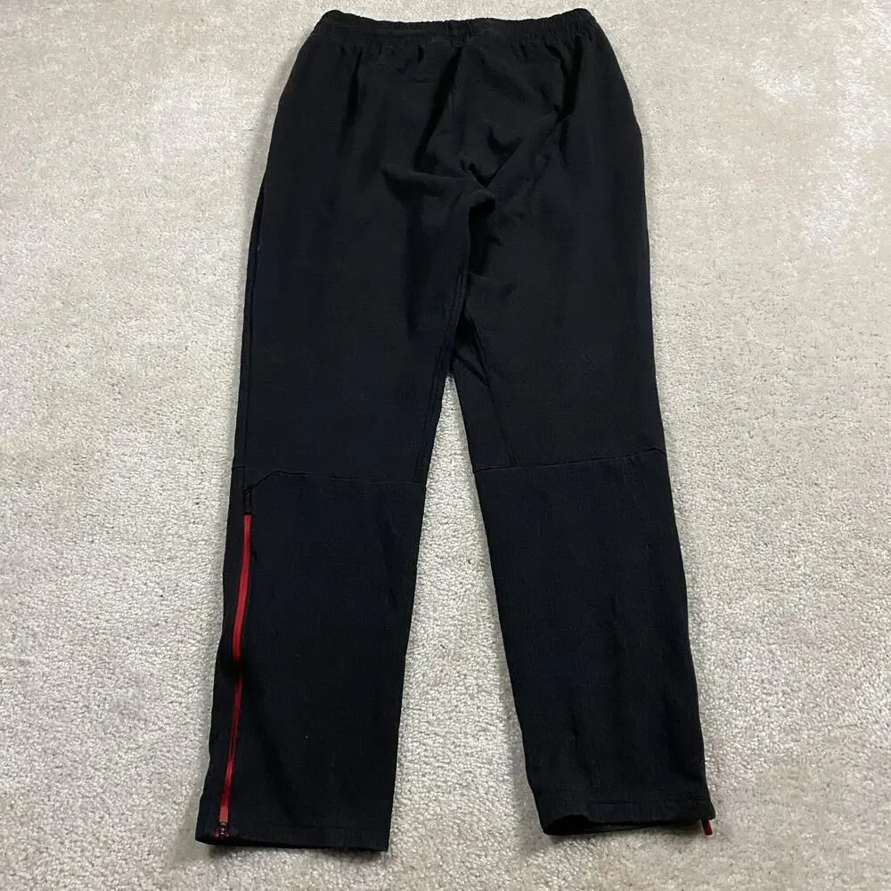 Louisville Cardinals Pants Mens M Black NCAA Basketball Adidas Warm Up Sweatpant